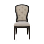 Chaise d'appoint capitonnée (lot de 2)
