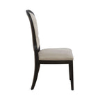 Chaise d'appoint capitonnée (lot de 2)