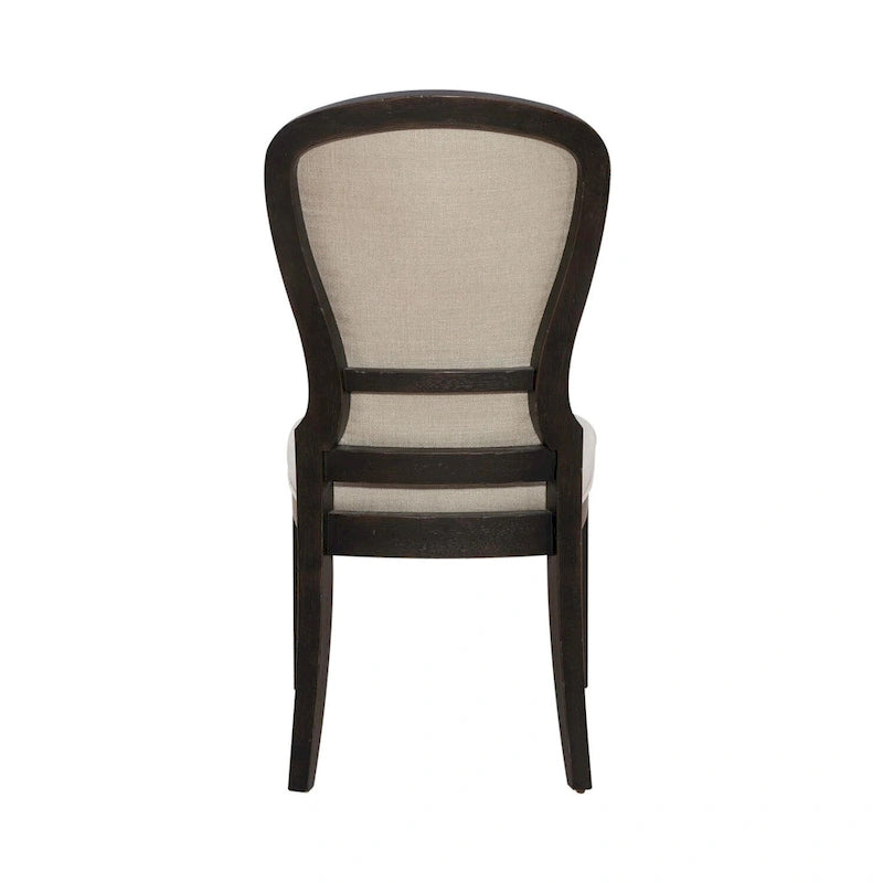 Chaise d'appoint capitonnée (lot de 2)