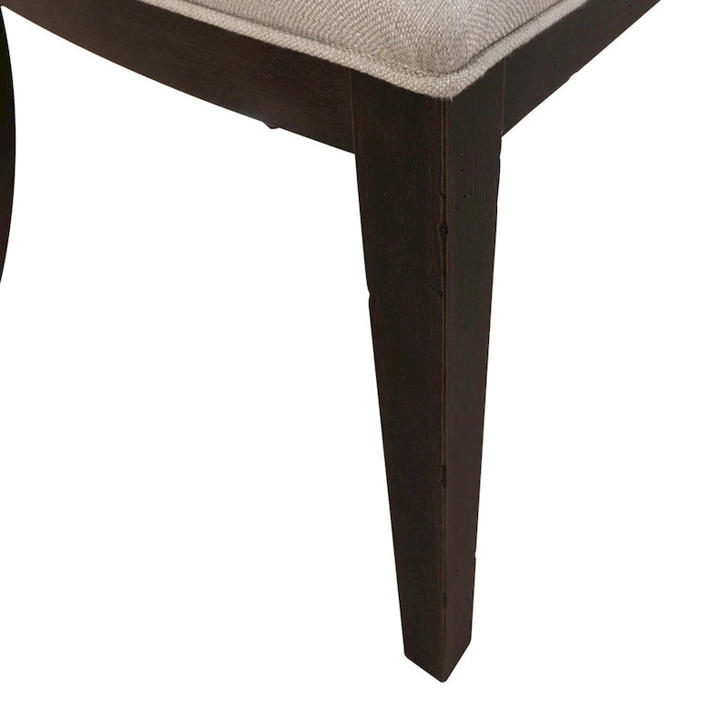 Chaise d'appoint capitonnée (lot de 2)