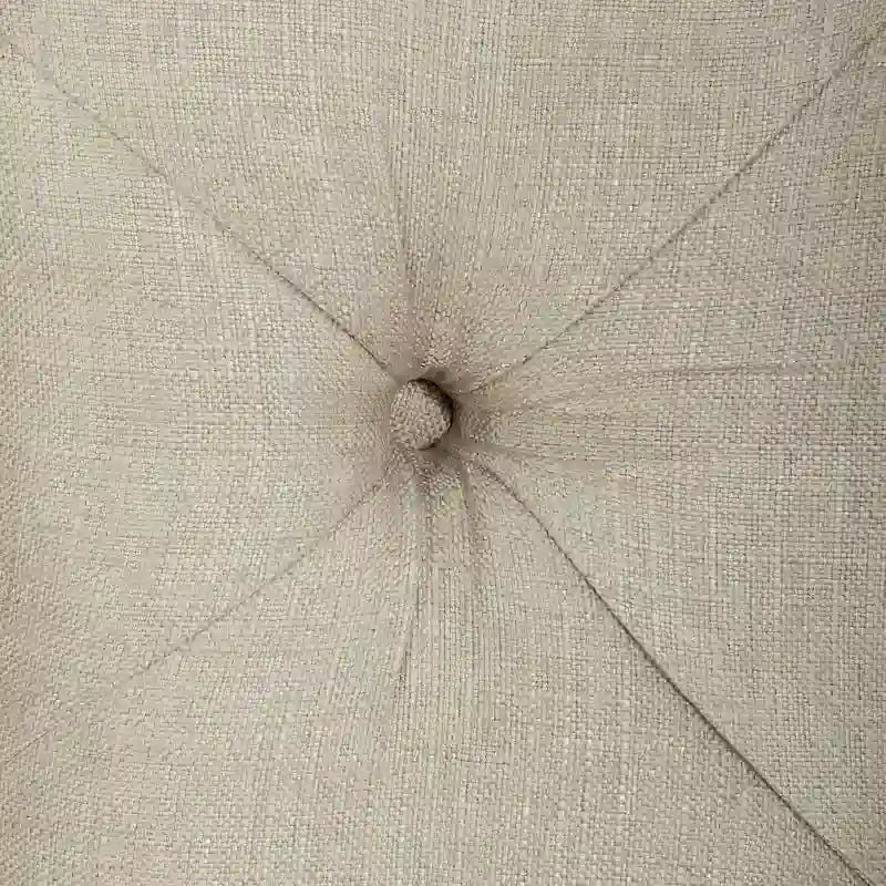 Tête de lit capitonnée de panneau grand lit taupe poudré