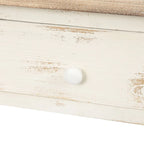 Console en bois à 2 tiroirs avec étagère inférieure