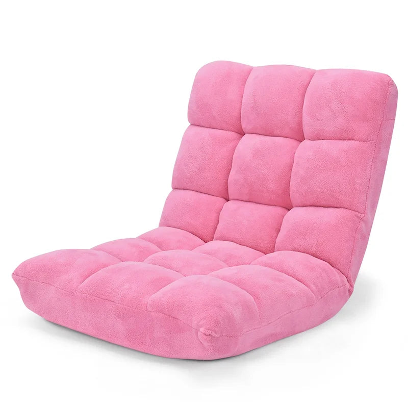 Fauteuil de sol inclinable réglable avec mousse à mémoire de forme