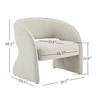 Fauteuil d'appoint moderne