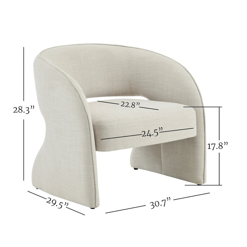 Fauteuil d'appoint moderne