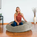 Pouf Cocoon avec housse en chenille