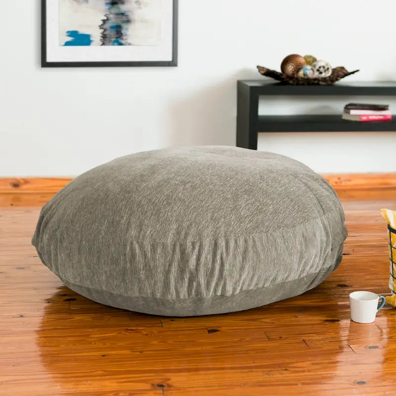 Pouf Cocoon avec housse en chenille