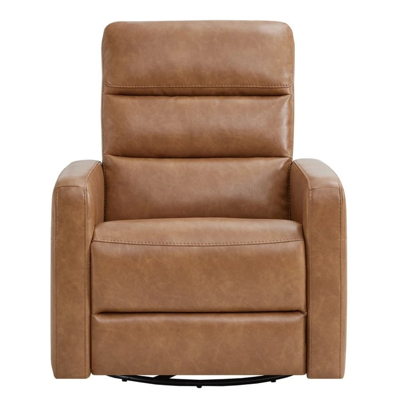 Fauteuil inclinable motorisé pivotant avec têtière et ports de chargement USB