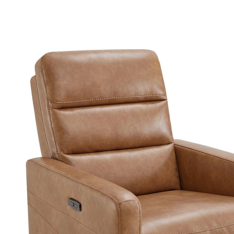 Fauteuil inclinable motorisé pivotant avec têtière et ports de chargement USB