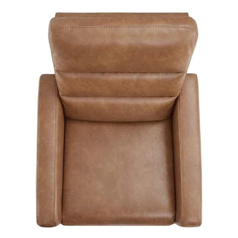 Fauteuil inclinable motorisé pivotant avec têtière et ports de chargement USB