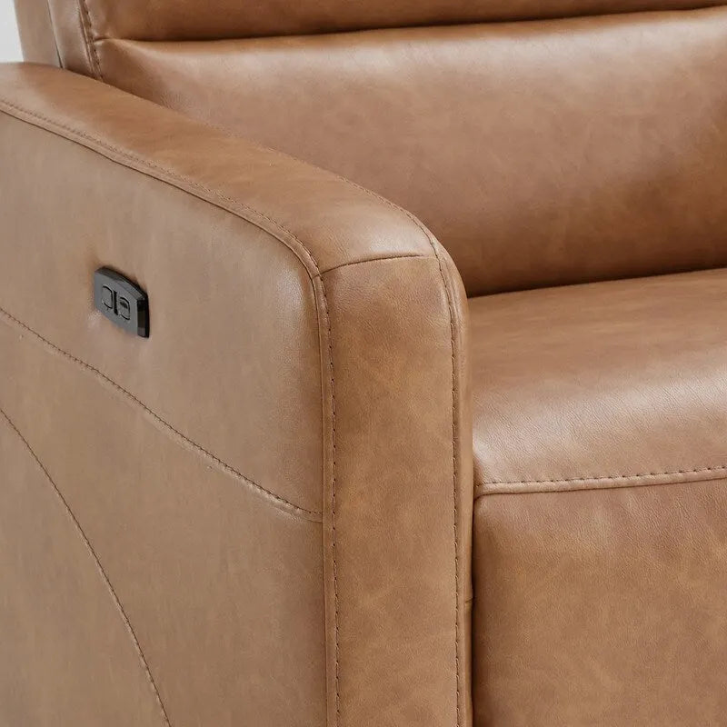 Fauteuil inclinable motorisé pivotant avec têtière et ports de chargement USB