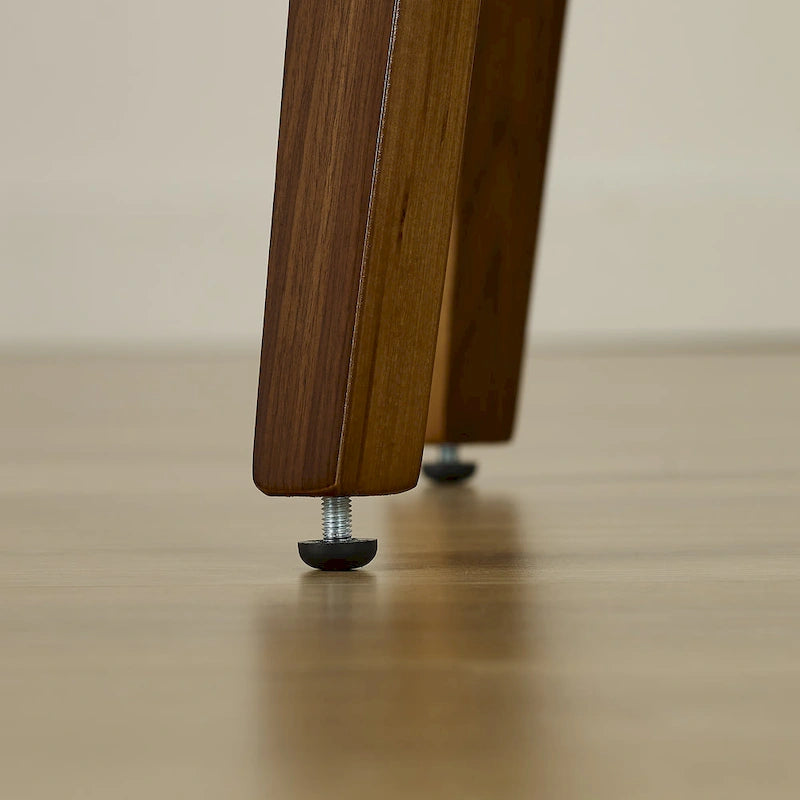Chaises de salle à manger pivotantes en bois rembourrées (lot de 2)