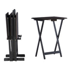 Plateaux de service pliants (4 plateaux + support)