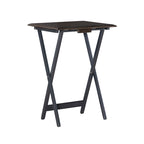 Plateaux de service pliants (4 plateaux + support)
