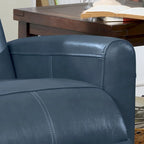 Fauteuil inclinable électrique contemporain en cuir avec massage lombaire