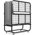 75x31 Rollaway Folding Guest Bed Twin Size with 5 Mattress