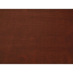 Table d'appoint avec plateau imitation bois et pieds chromés