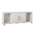 Banc de rangement à chaussures avec assise et portes d'armoire