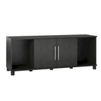 Banc de rangement à chaussures avec assise et portes d'armoire
