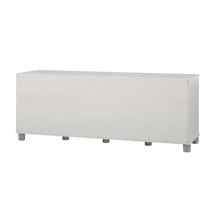 Banc de rangement à chaussures avec assise et portes d'armoire