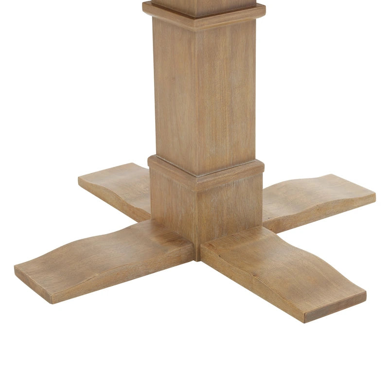 Table à manger ronde 47,25" L x 47,25" P x 30,25" H - Marron rustique