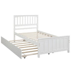 Lit plateforme simple avec lit gigogne