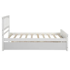 Lit plateforme simple avec lit gigogne