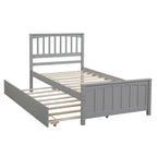 Lit plateforme simple avec lit gigogne