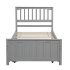 Lit plateforme simple avec lit gigogne