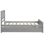Lit plateforme simple avec lit gigogne