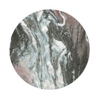 Table d'appoint en marbre gris et rose poudré