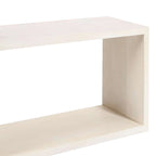 Console buffet en bois de manguier de 52 pouces avec étagère cube ouverte