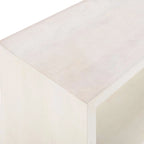Console buffet en bois de manguier de 52 pouces avec étagère cube ouverte