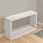 Console buffet en bois de manguier de 52 pouces avec étagère cube ouverte