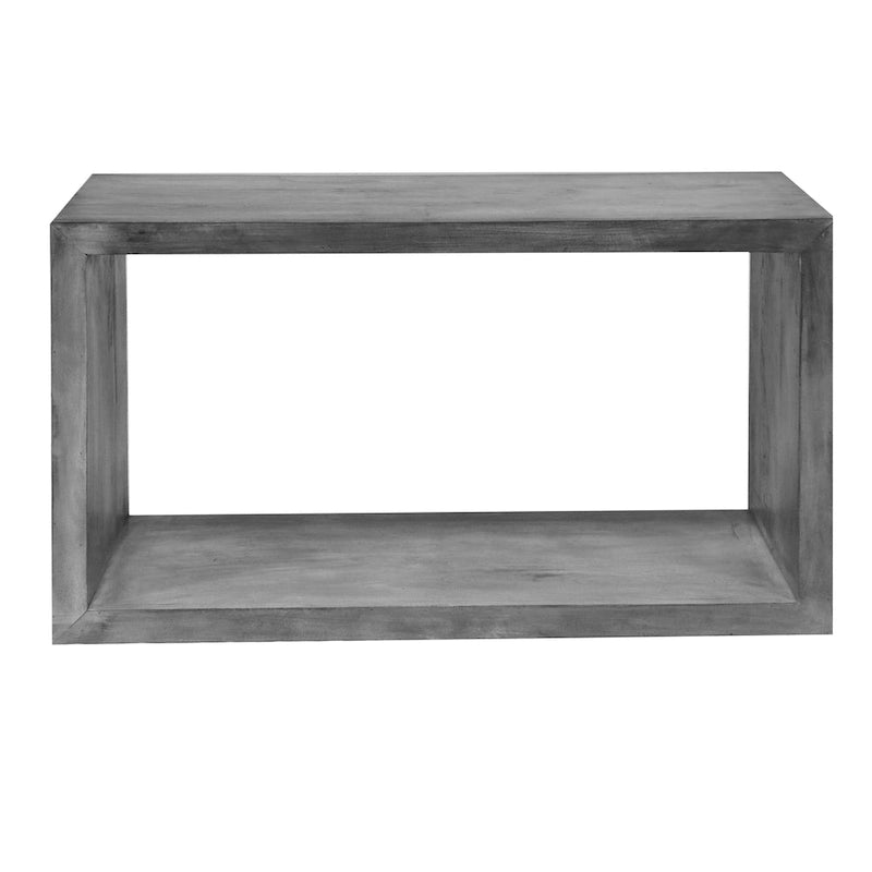 Console buffet en bois de manguier de 52 pouces avec étagère cube ouverte