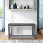 Console buffet en bois de manguier de 52 pouces avec étagère cube ouverte