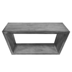 Console buffet en bois de manguier de 52 pouces avec étagère cube ouverte