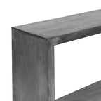 Console buffet en bois de manguier de 52 pouces avec étagère cube ouverte
