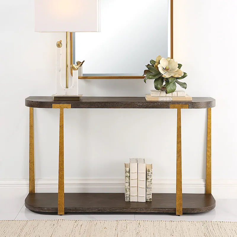 Console en bois - 54 L x 30 H x 14 P (po)
