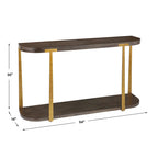 Console en bois - 54 L x 30 H x 14 P (po)