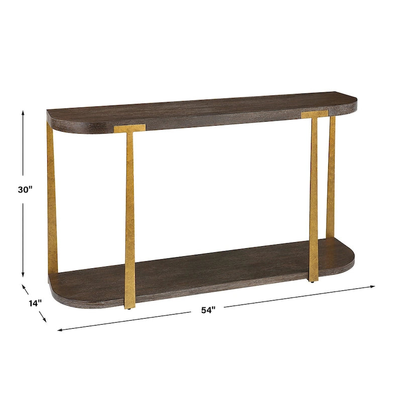 Console en bois - 54 L x 30 H x 14 P (po)