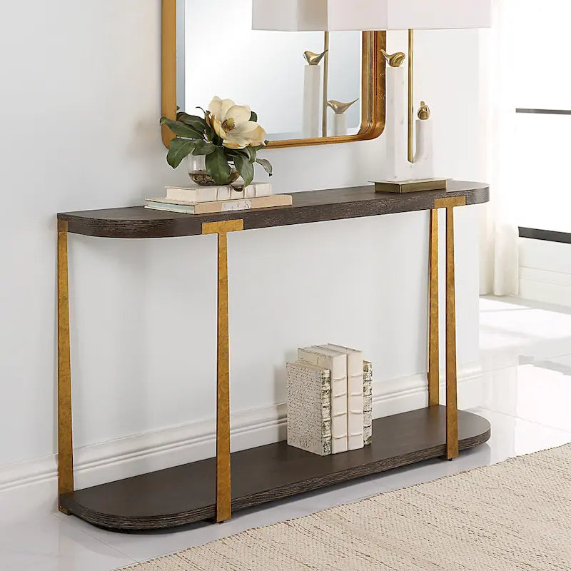 Console en bois - 54 L x 30 H x 14 P (po)
