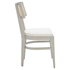 Chaise de salle à manger à dossier en cannage – 46 cm L x 58 cm P x 89 cm H