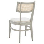 Chaise de salle à manger à dossier en cannage – 46 cm L x 58 cm P x 89 cm H