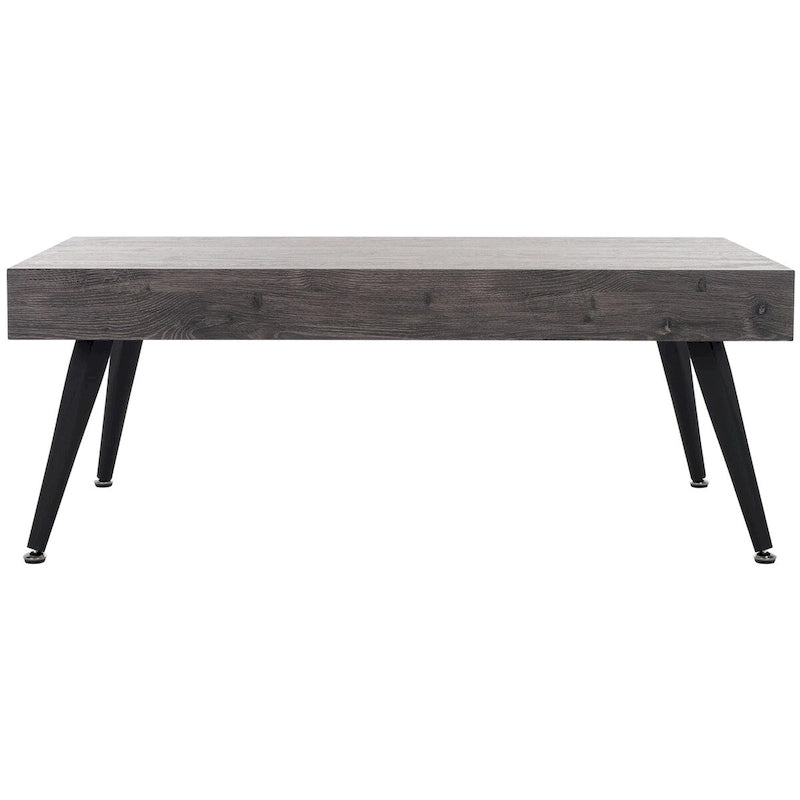 Table basse rectangulaire avec pieds en métal - 43L x 24P x 17H