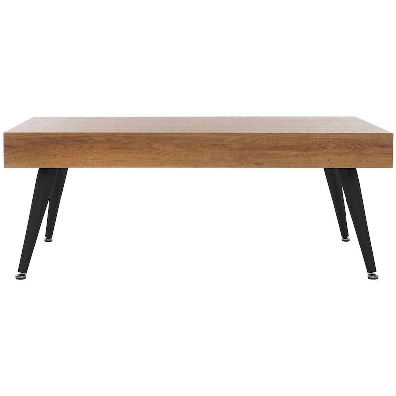 Table basse rectangulaire avec pieds en métal - 43L x 24P x 17H