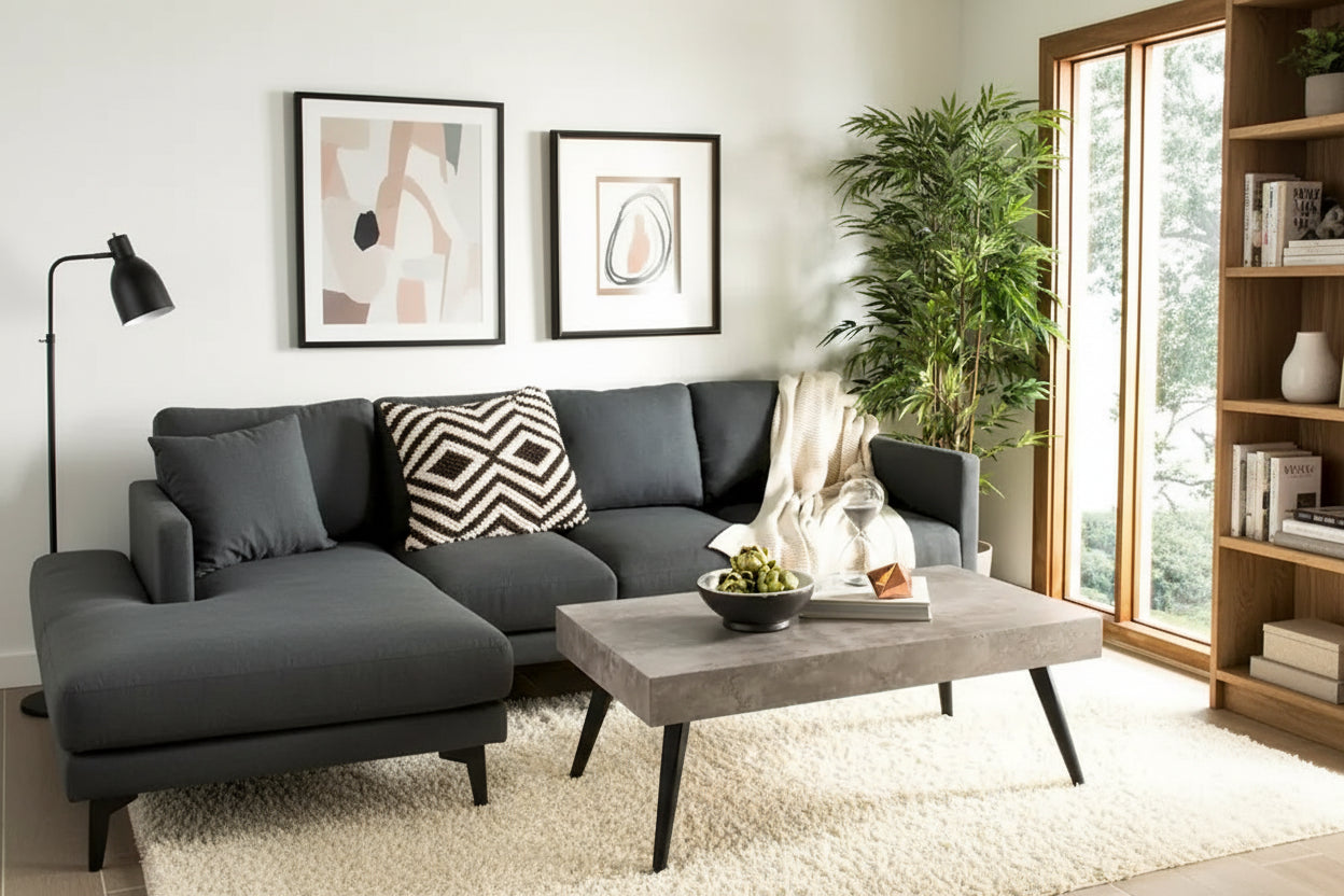 SAFAVIEH Clevie Modern Coffee Table - 43.3 x 23.6 x 16.5 - 43Wx24Dx17H