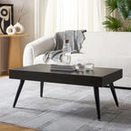 Table basse rectangulaire avec pieds en métal - 43L x 24P x 17H
