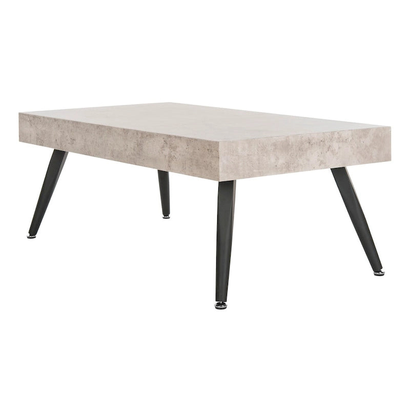 Table basse rectangulaire avec pieds en métal - 43L x 24P x 17H
