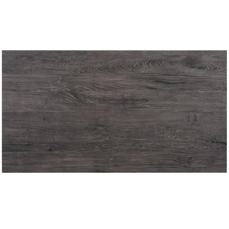 Table basse rectangulaire avec pieds en métal - 43L x 24P x 17H